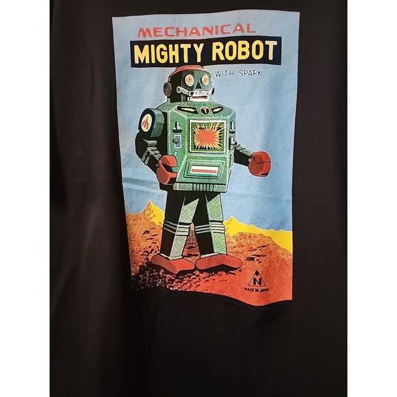 Japanese Vintage Mighty Robot T-Shirt Retro Anime XL New Excellent A129 Retro - Picture 1 of 5